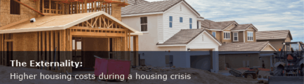 Houses under construction